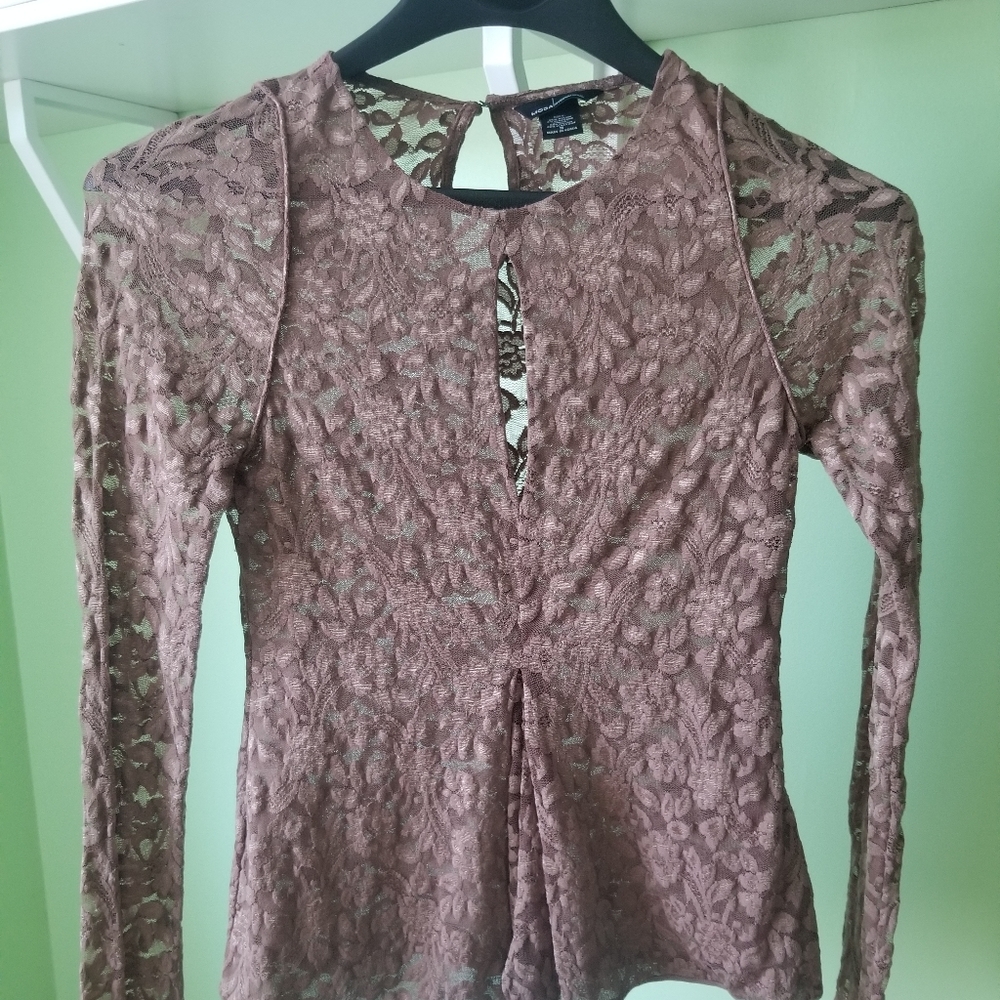 Brown blouse